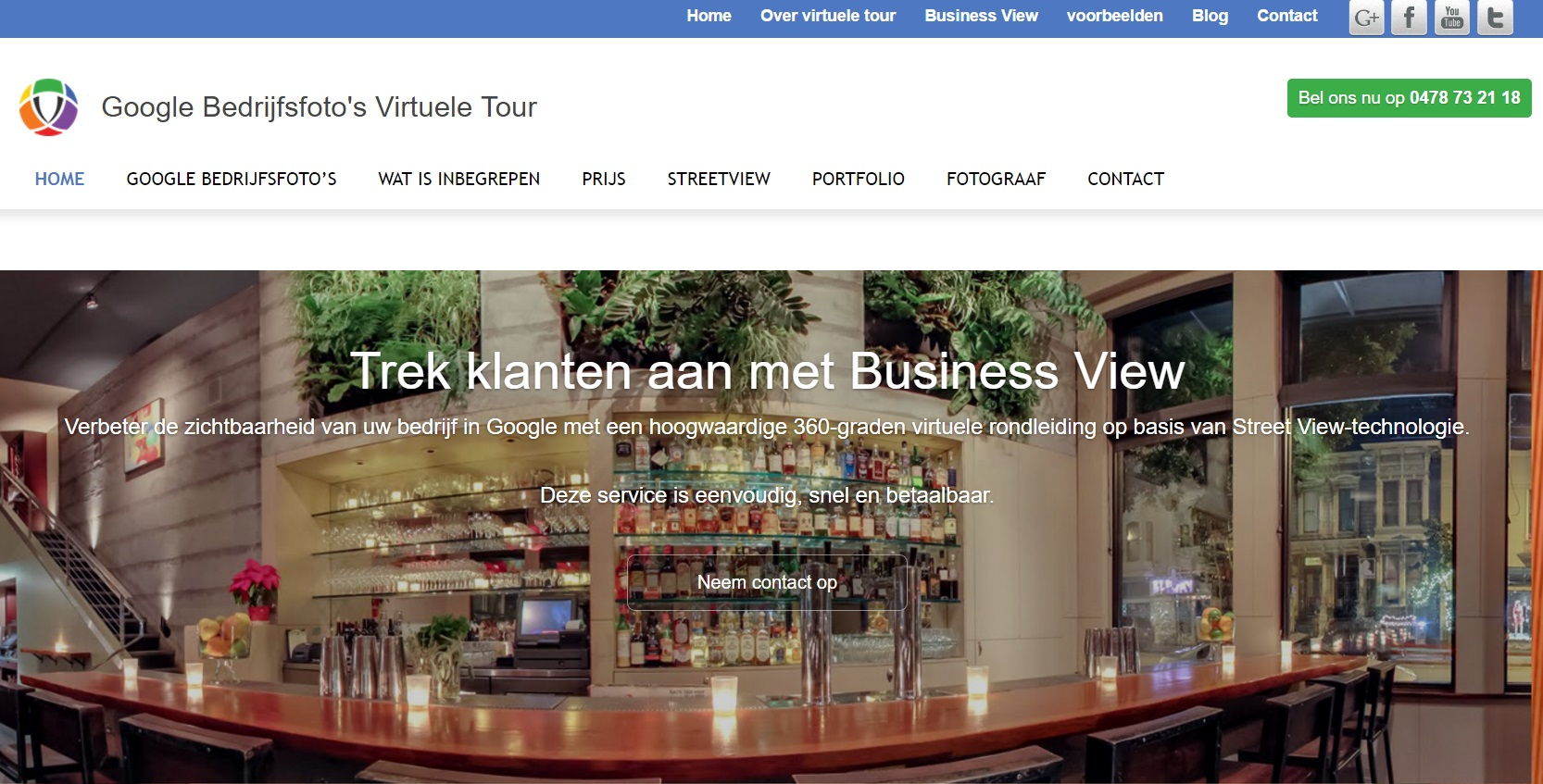 google bedrijfsfotos 360 virtuele tour