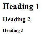 headings